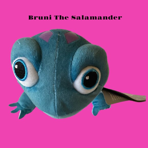 Disney's Bruni The Salamander Stuff Plush Toy NWT - Picture 1 of 9